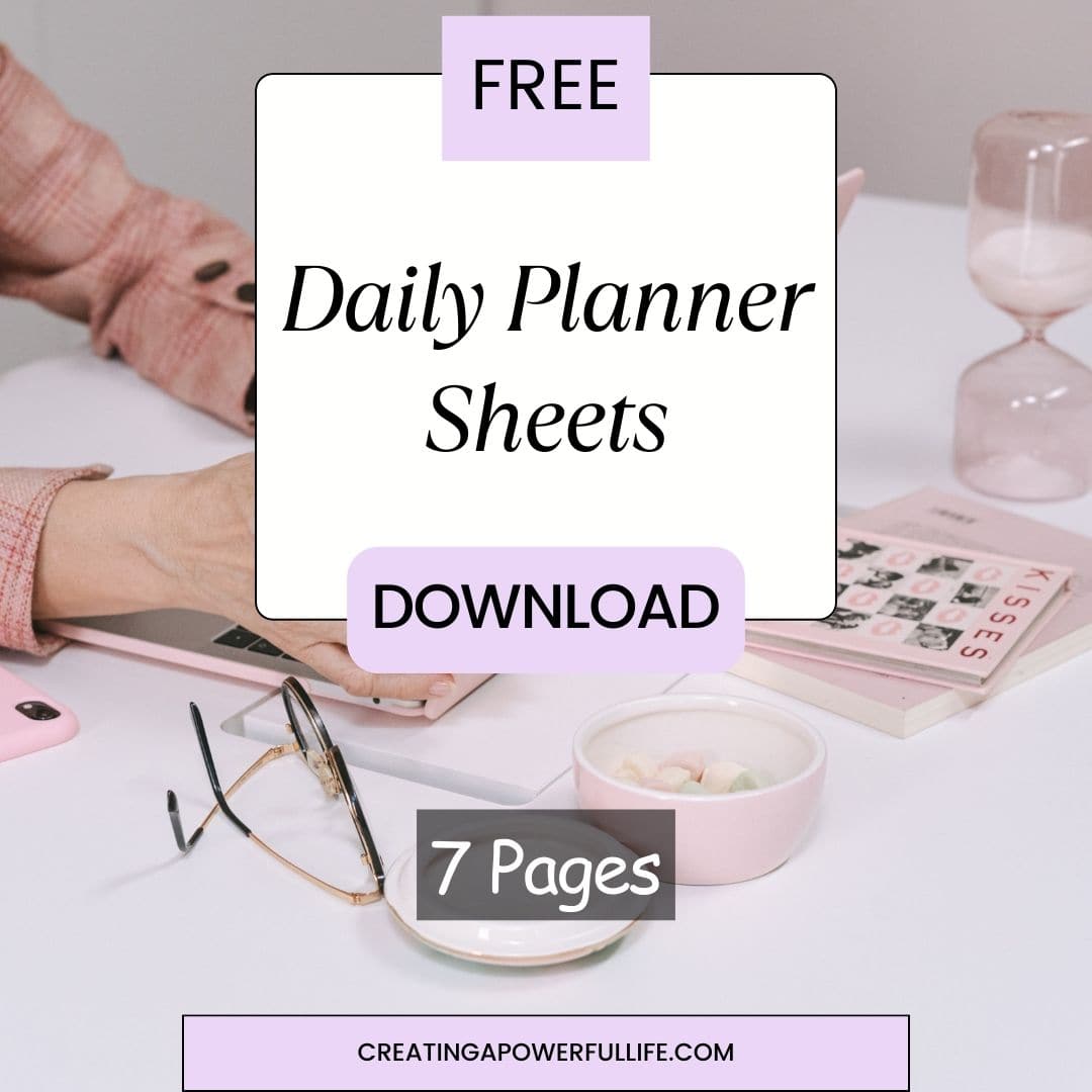 Link to Daily Planner Sheets Free Download